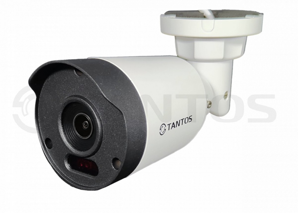 Tantos TSc-Pe2HDf (2.8) 2Mp Уличная цилиндрическая видеокамера 4в1 (AHD, TVI, CVI, CVBS) с ИК-подсветкой, металл