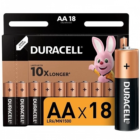 Duracell Basic LR6-18BL AA Батарея (18шт/уп)