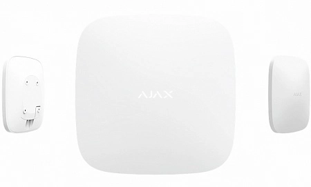 Ajax Hub (White) (7561.01.WH1) Интеллектуальная централь - 2 канала связи (GSM+Ethernet)