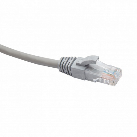 DATAREX RJ45-RJ45 U/UTP Cat.5e LSZH нг(А)-HF (DR-181017) Патч-корд (коммутационный шнур) 7м, серый