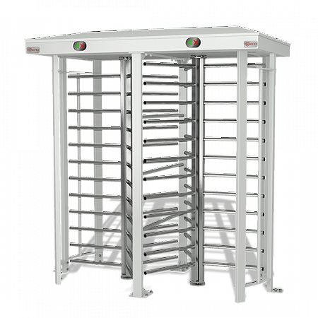 Oxgard Praktika T-10-G Doublе Pass (ВЗР2332-04) Двухпроходной электромеханический турникет c планками из нержавеющей стали
