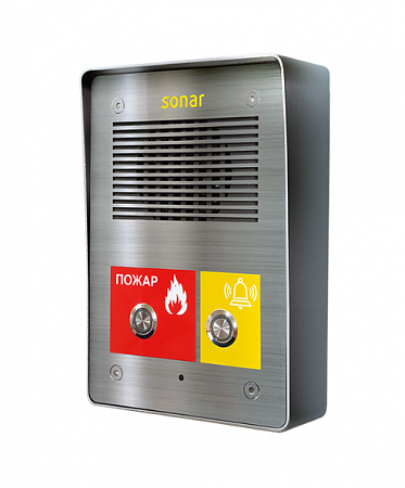 Sonar SNA-8521CR Подстанция (Сетевая вызывная панель интеркома. 2 кнопки, реле)